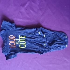 0-3 loud onsie